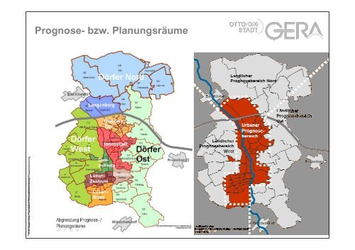 Vortrag ISEK Demografie Gera2030 14.05.12 - Stadt Gera