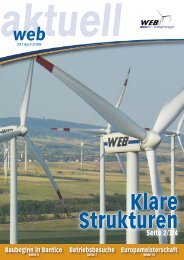 WEBaktuell29 - WEB Windenergie AG