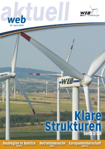 WEBaktuell29 - WEB Windenergie AG