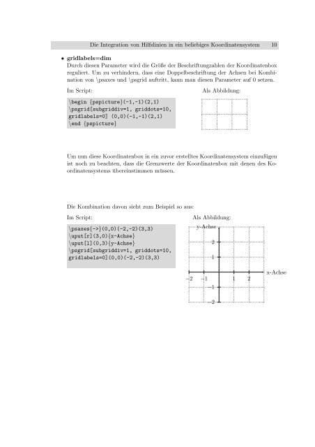 Facharbeit im Seminarfach Kleines LATEX Tutorial Teil III