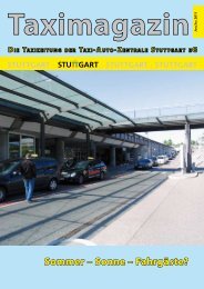 Taximagazin - Taxi-Auto-Zentrale Stuttgart
