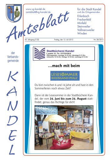 KW 28 - Verbandsgemeinde Kandel