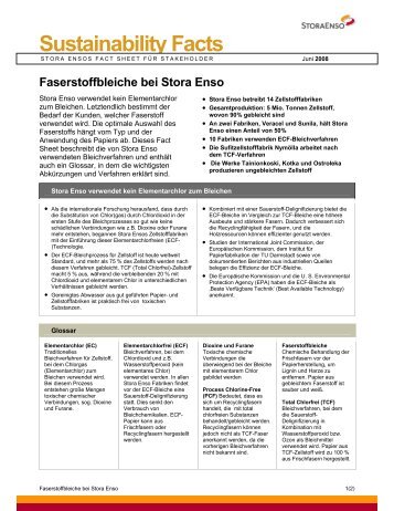 Sustainability Facts - Stora Enso