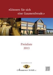 Winzerkeller Auggener Schäf eG - Badisches Weinhaus Bödecker