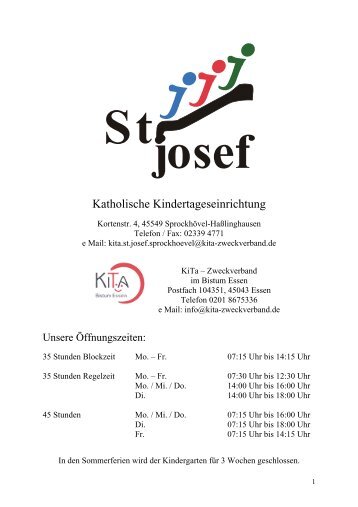 Katholische Kindertageseinrichtung - Katholische Gemeinde St ...