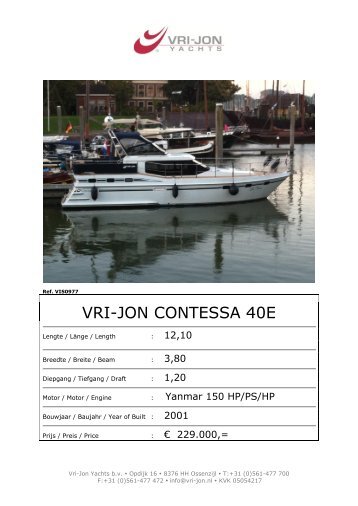 VRI-JON CONTESSA 40E