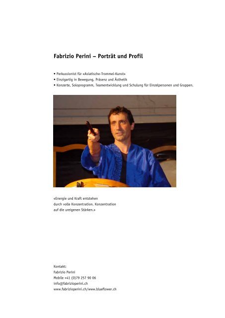 Fabrizio Perini – Porträt und Profil - Suco Consult