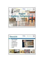 Projekt Digitales Halligmuseum