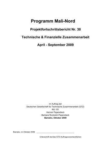 Programm Mali-Nord