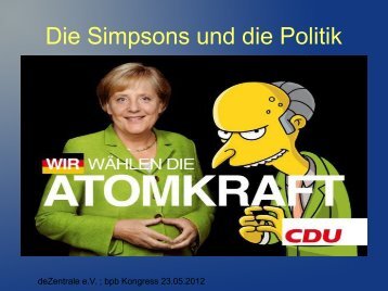 Die Simpsons und die Politik - Bundeskongress politische Bildung ...