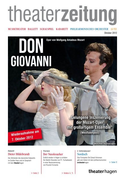 Theaterzeitung Oktober 2012 - Theater Hagen