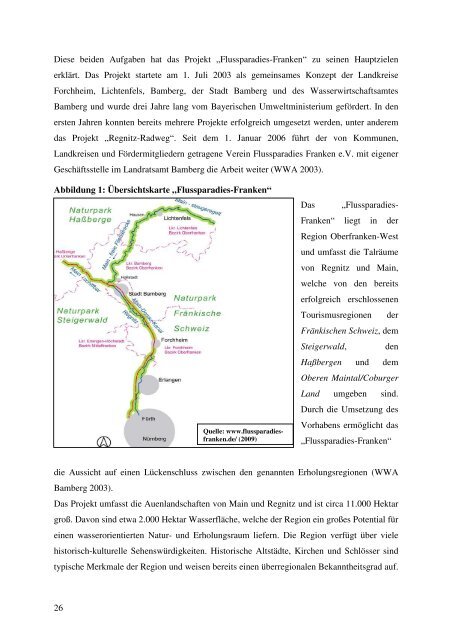 Diplomarbeit zum Radtourismus am Regnitzradweg von Julia Wagner