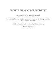 EUCLID’S ELEMENTS OF GEOMETRY