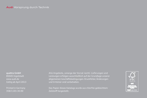 Audi Sport collection Katalog 2013 (7 MB)