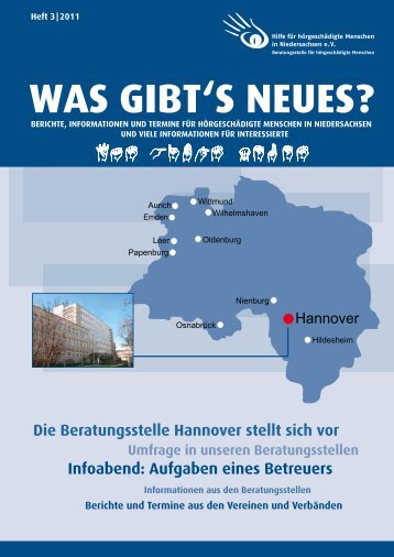 Was gibt's Neues? - Sozialdienst für hörgeschädigte Menschen in ...