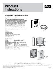 Digital Thermostat - Viega