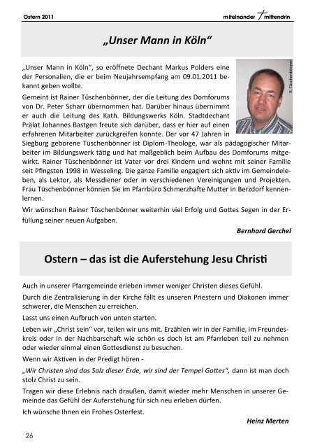 04 - 2011 - Katholische Kirche in Wesseling