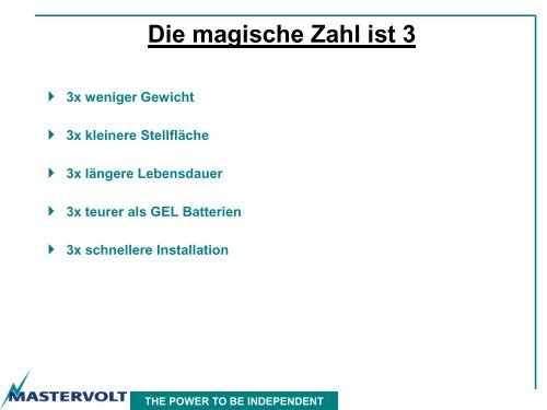 Batterie Über - Tischler