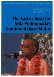 The Sastric Basis for Srila Prabhupada's Continued DiksaStatus