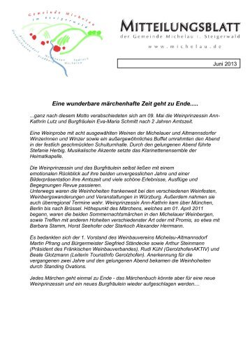 Juni 2013.pdf - Michelau im Steigerwald