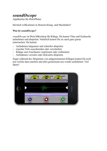 soundOscope Anleitung deutsch - schulfachmusik.ch