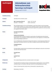 Informationen Zum Verbraucherschutz Bausparkasse Mainz Ag