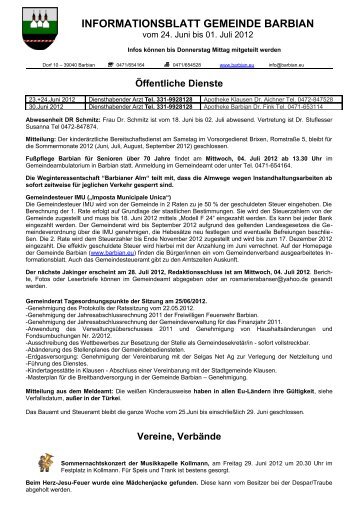 Kollmann 24.06.2012 (2,12 MB) - .PDF - Gemeinde Barbian