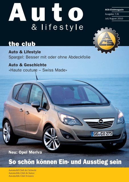 Auto Lifestyle - ACS Automobil-Club der Schweiz