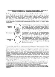 Haßfeld_Psychodynamische und geistliche Aspekte - Akademie für ...