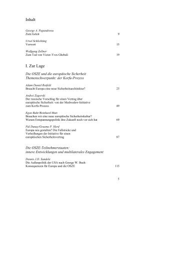 Vollständiger Download ( 2MB ) - Centre for OSCE Research