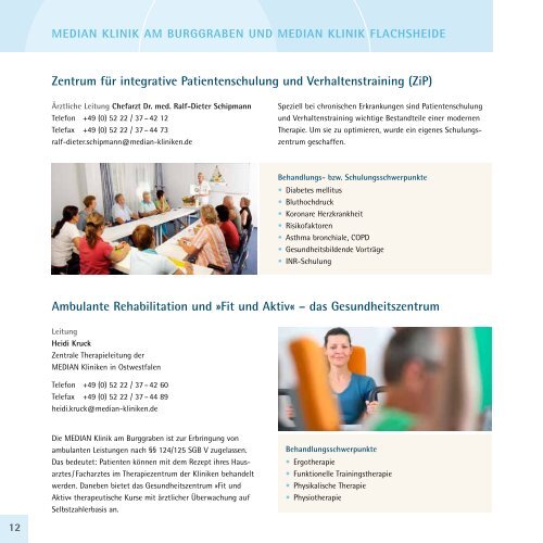 Informationen, Übungen und Tipps - Kur in Deutschland