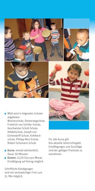 Elementare Musikpädagogik - Wiesbadener Musik