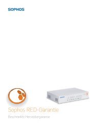 Sophos RED-Garantie