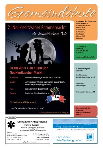 Nr. 07 - Juli 2013 - Gemeinde Neukieritzsch