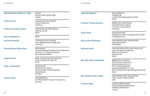 Verzeichnis der Beiratsmitglieder - Deutsche Bank Interim Report ...