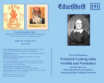 Friedrich Ludwig Jahn Vorbild und Vordenker