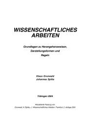 wissenschaftliches arbeiten - Evangelische Hochschule Ludwigsburg