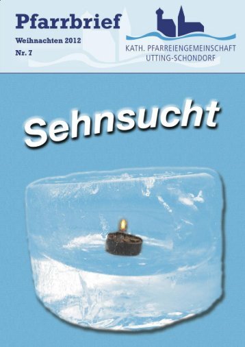 Sehnsucht - Pfarreiengemeinschaft Utting-Schondorf