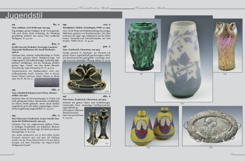 Jugendstil - Kunstauktionshaus Günther in Dresden