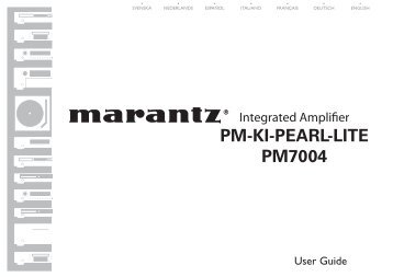 1.PM-KI PEARL LITE_N_ENG_0617.indd - Marantz