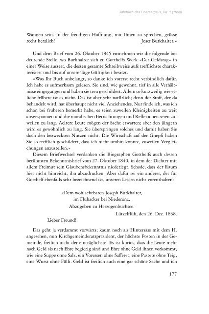Jeremias Gotthelf und Herzogenbuchsee / Werner Staub - DigiBern