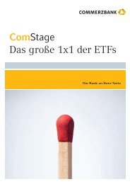 ComStage Das große 1x1 der ETFs