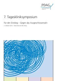 Flyer Tageskliniksymposium 2013 - Psychiatrische Dienste Aargau AG