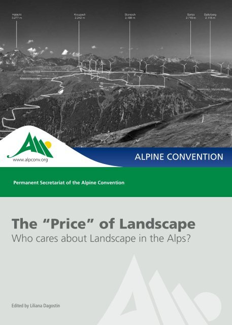 The “Price” of Landscape - Convenzione delle Alpi