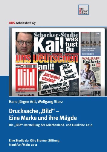 Drucksache „Bild“ – Eine Marke und ihre Mägde - Welt der Arbeit