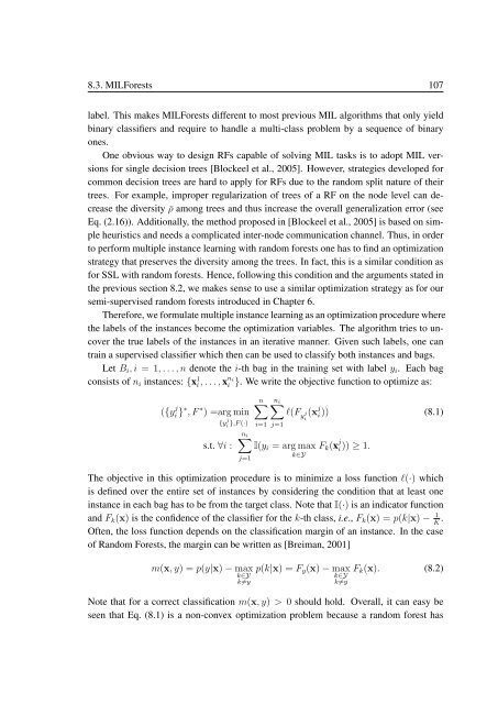 PhD Thesis Semi-Supervised Ensemble Methods for Computer Vision