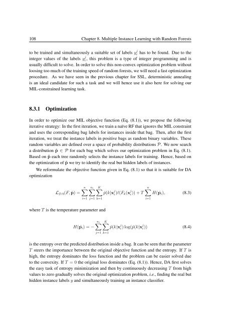 PhD Thesis Semi-Supervised Ensemble Methods for Computer Vision