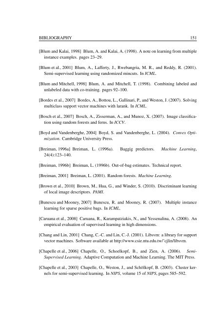 PhD Thesis Semi-Supervised Ensemble Methods for Computer Vision