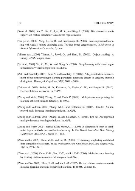 PhD Thesis Semi-Supervised Ensemble Methods for Computer Vision