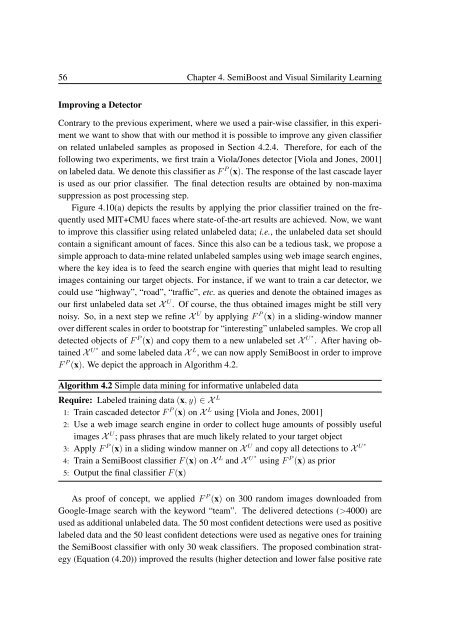 PhD Thesis Semi-Supervised Ensemble Methods for Computer Vision